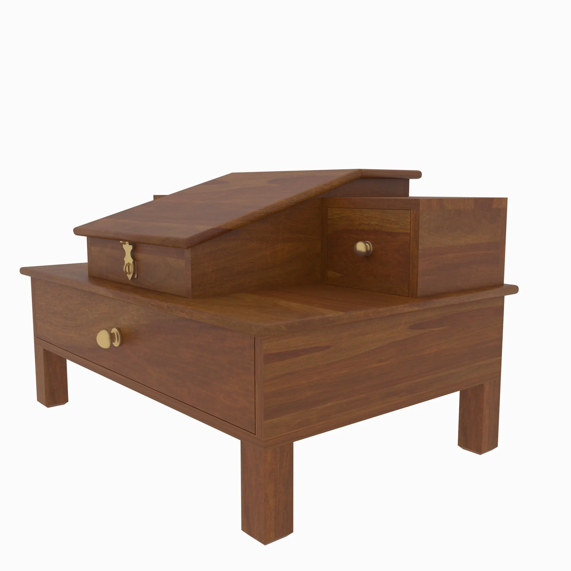 Montage Traver Handmade Max Brown Wooden Handmade Lapdesk
