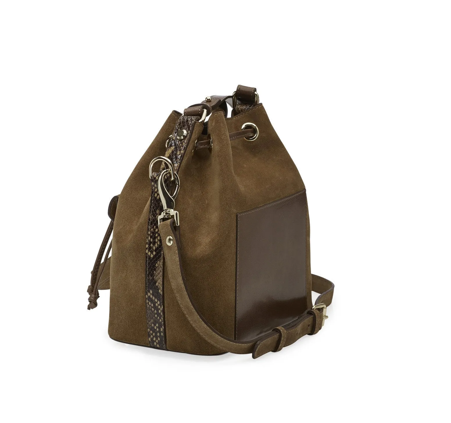 Morgan cognac gold bag