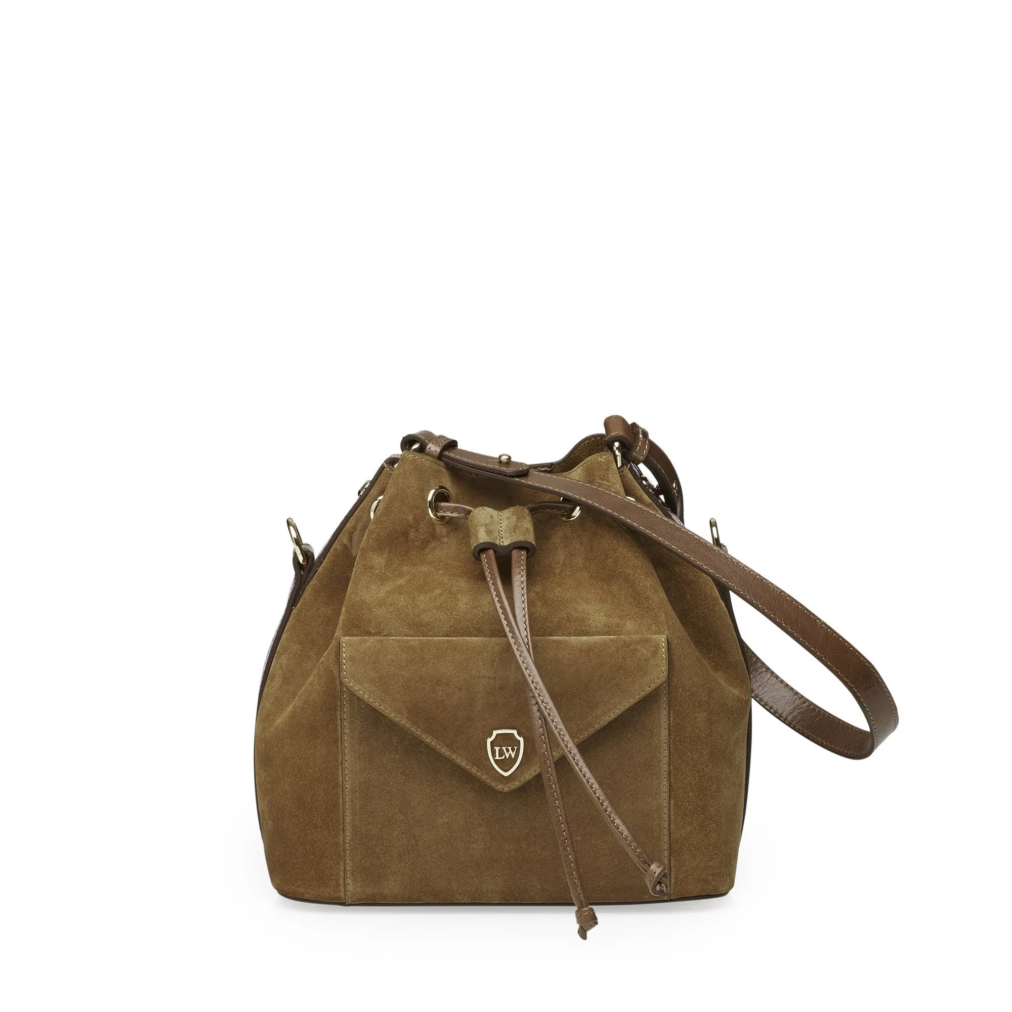 Morgan cognac gold bag