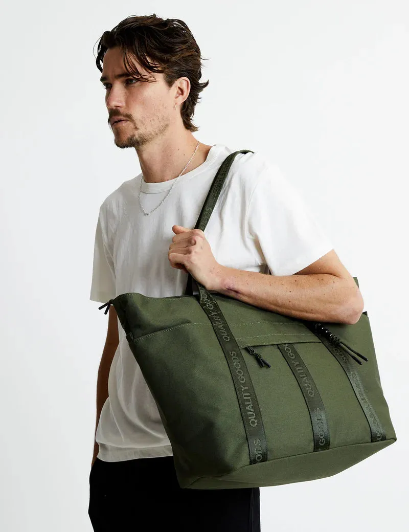 MR SIMPLE - Jasper Large Tote - Army