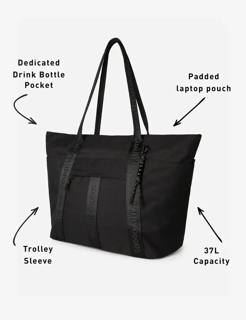 MR SIMPLE - Jasper Large Tote - Black