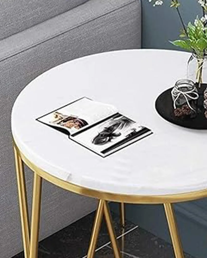 Opulent X Marble End Table