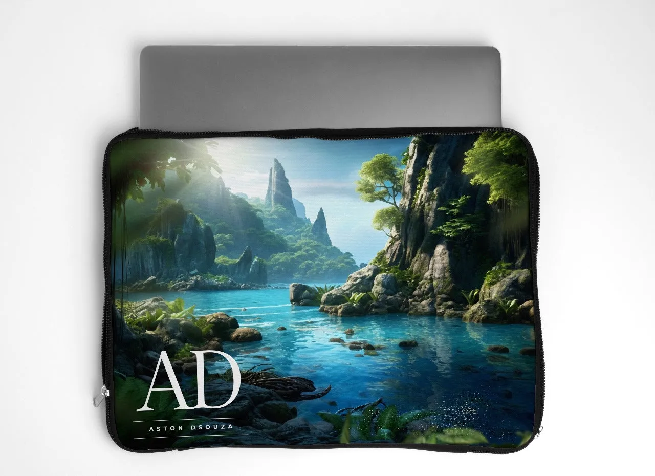 Personalized Laptop Sleeve - Nature Print