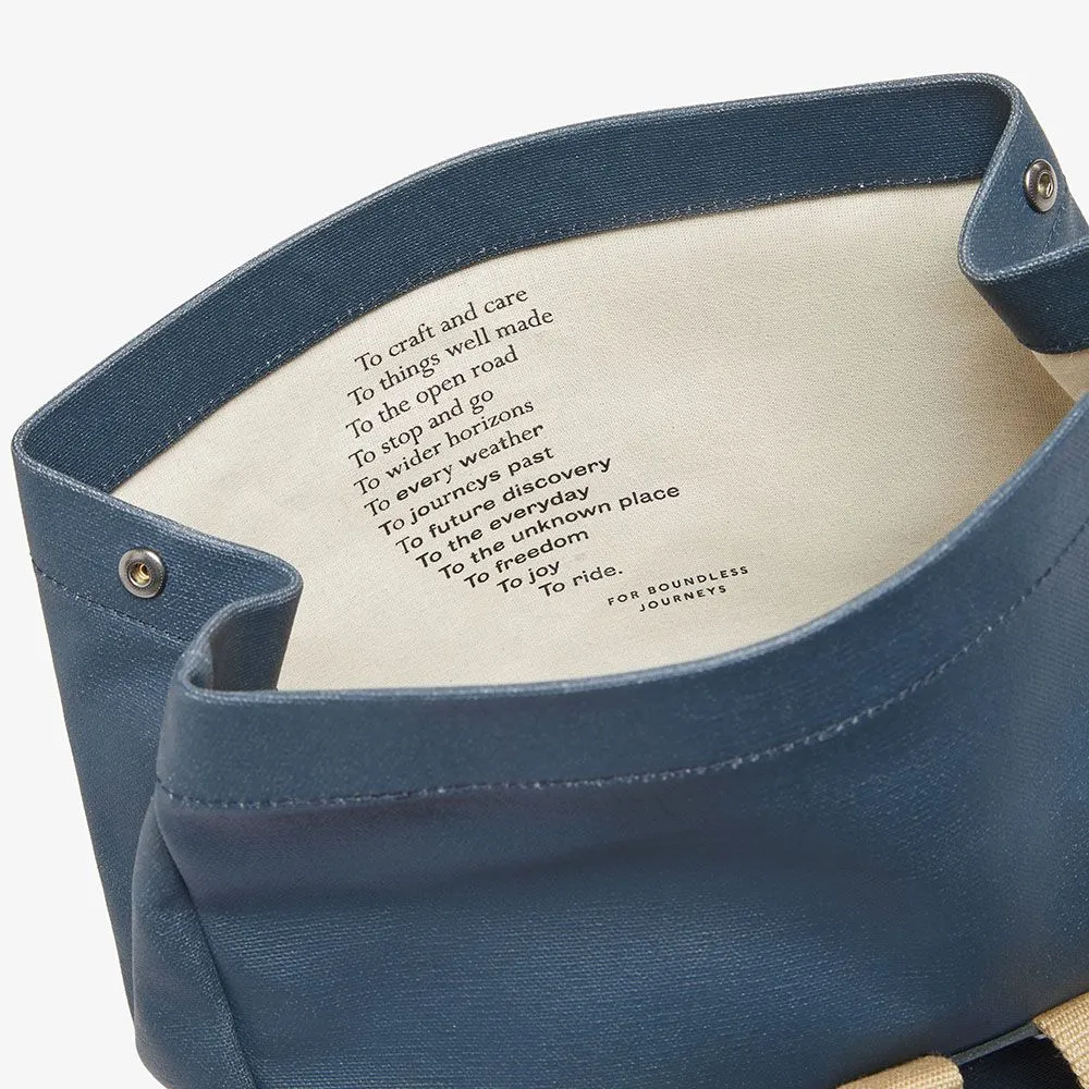 Pickwick Cotton Canvas Backpack Blue