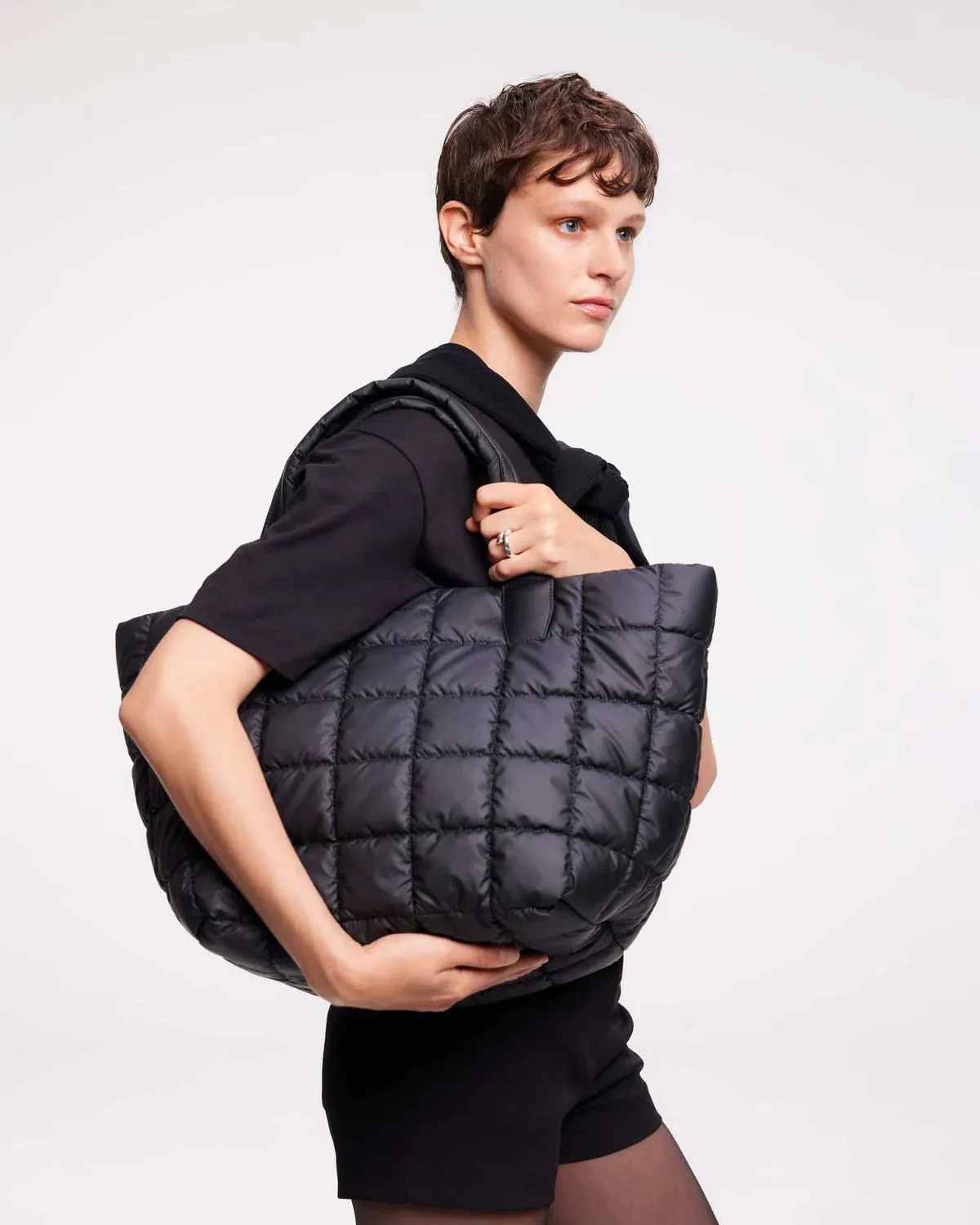 Porter Medium Tote Bag - Matt Black