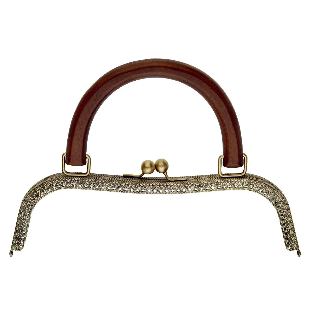 Prym Antique Brass bag handle and fastening | Kylie