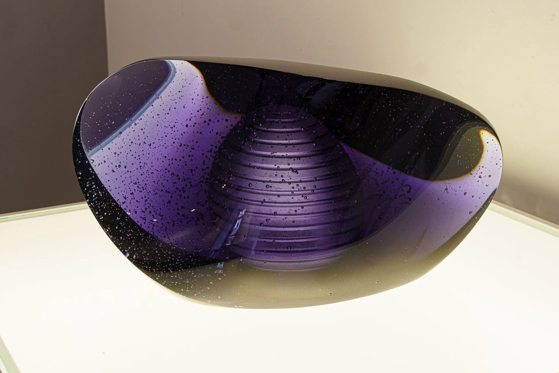 "Piece of time" Exclusive Molded Glass Urn for Ashes