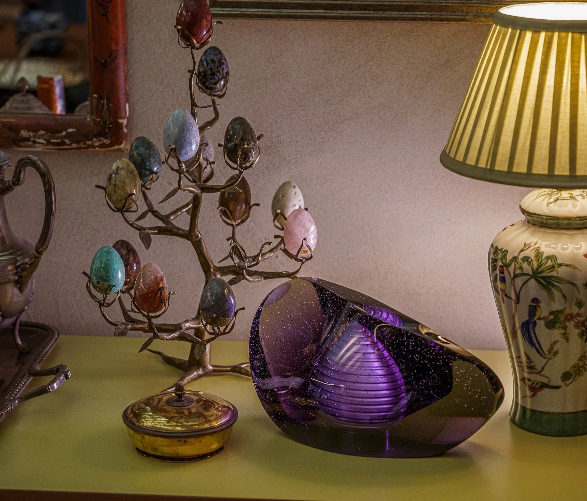 "Piece of time" Exclusive Molded Glass Urn for Ashes