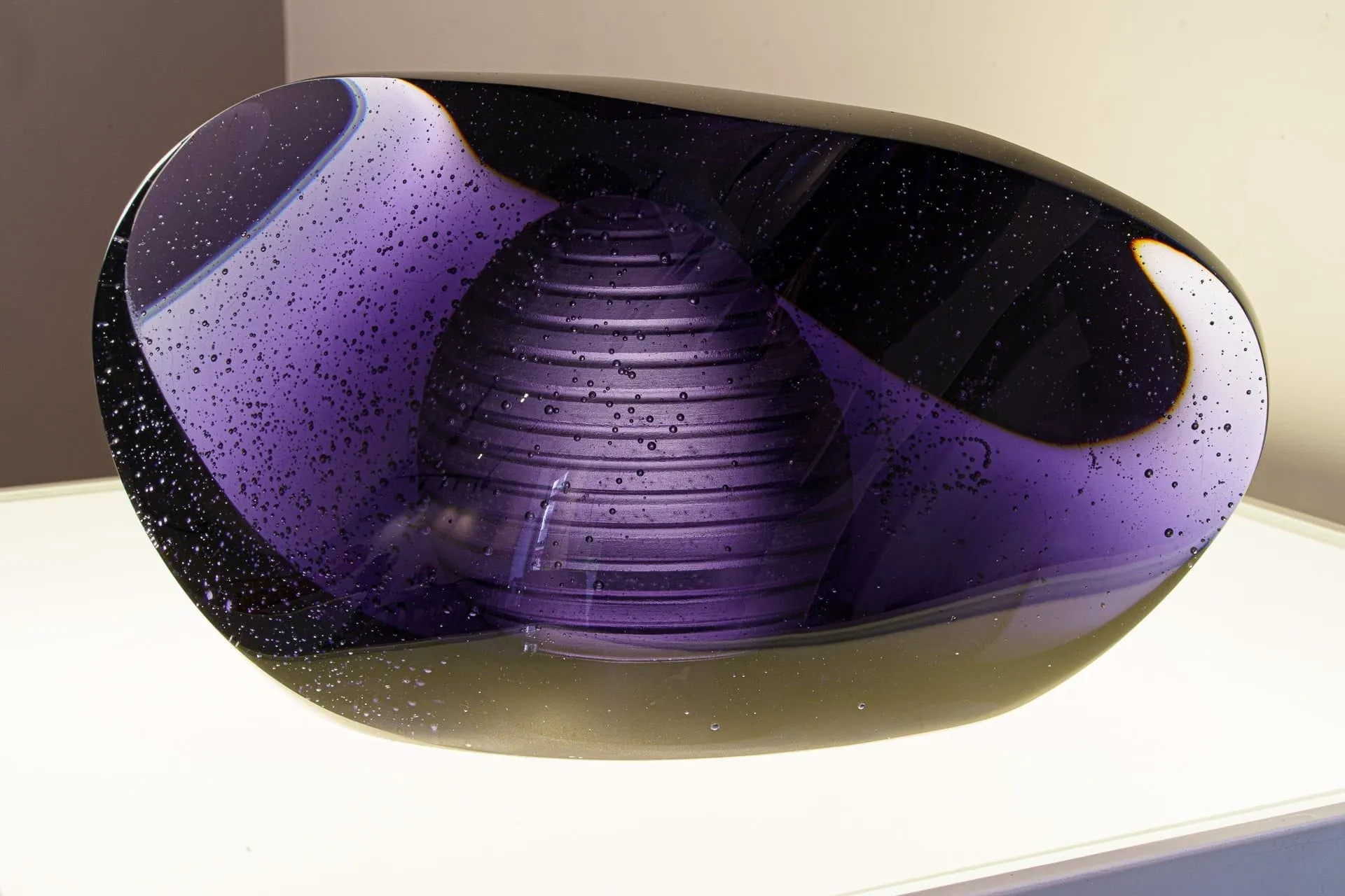 "Piece of time" Exclusive Molded Glass Urn for Ashes