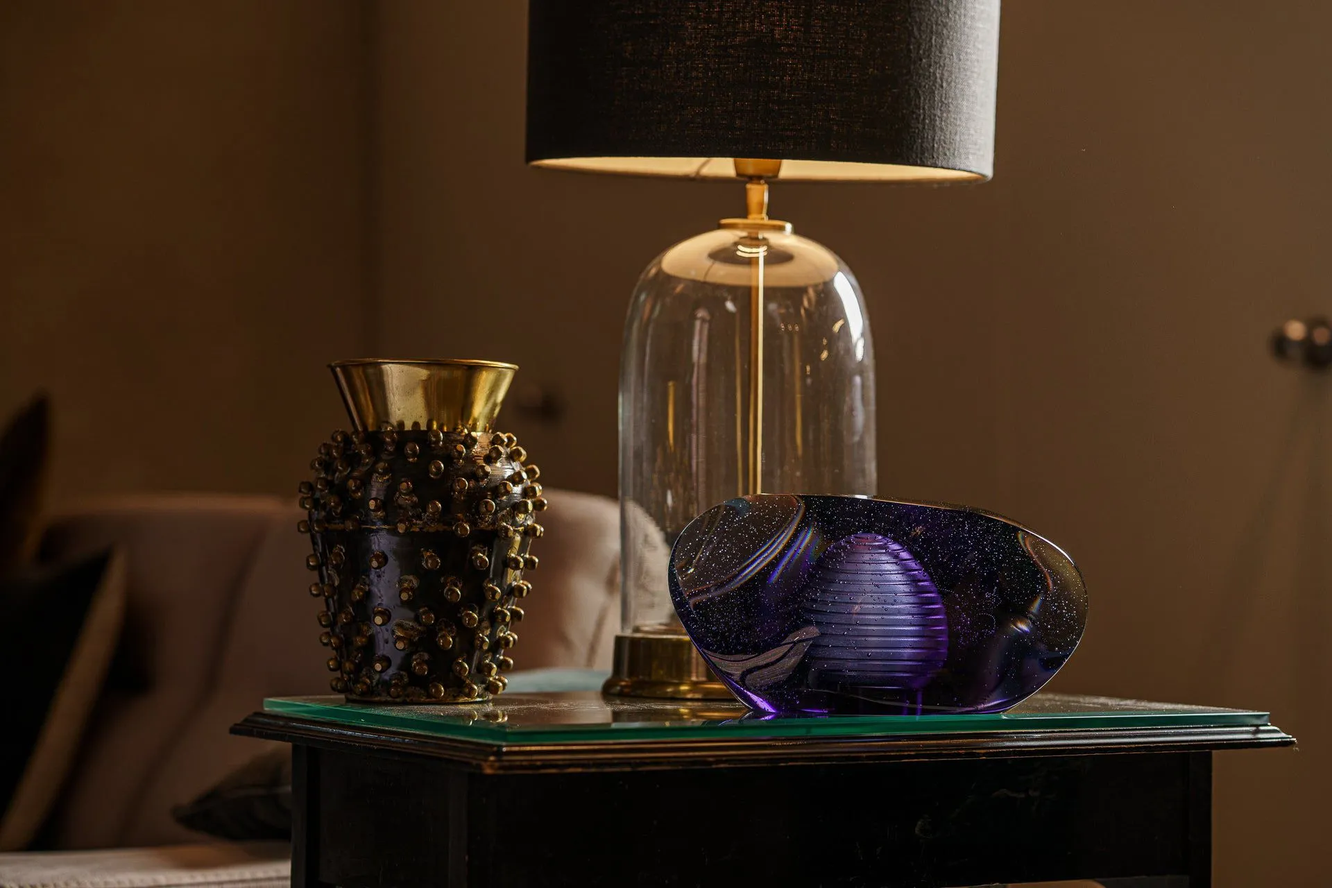 "Piece of time" Exclusive Molded Glass Urn for Ashes