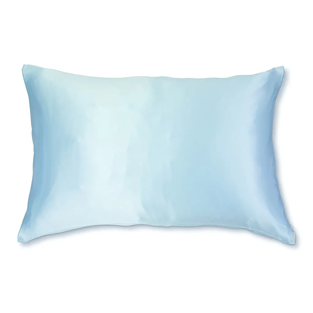 Silk Pillowcase   Silk Eye Mask Set - Sky