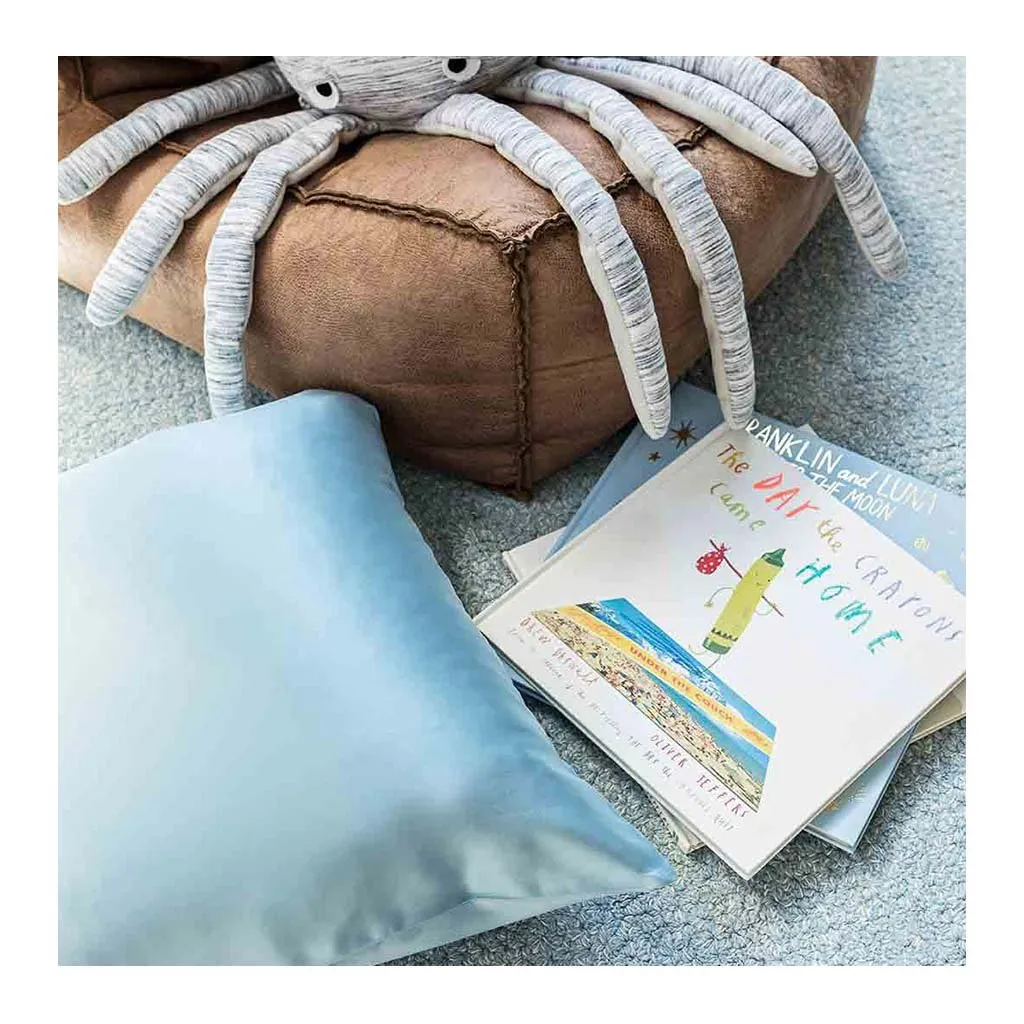 Silk Pillowcase   Silk Eye Mask Set - Sky