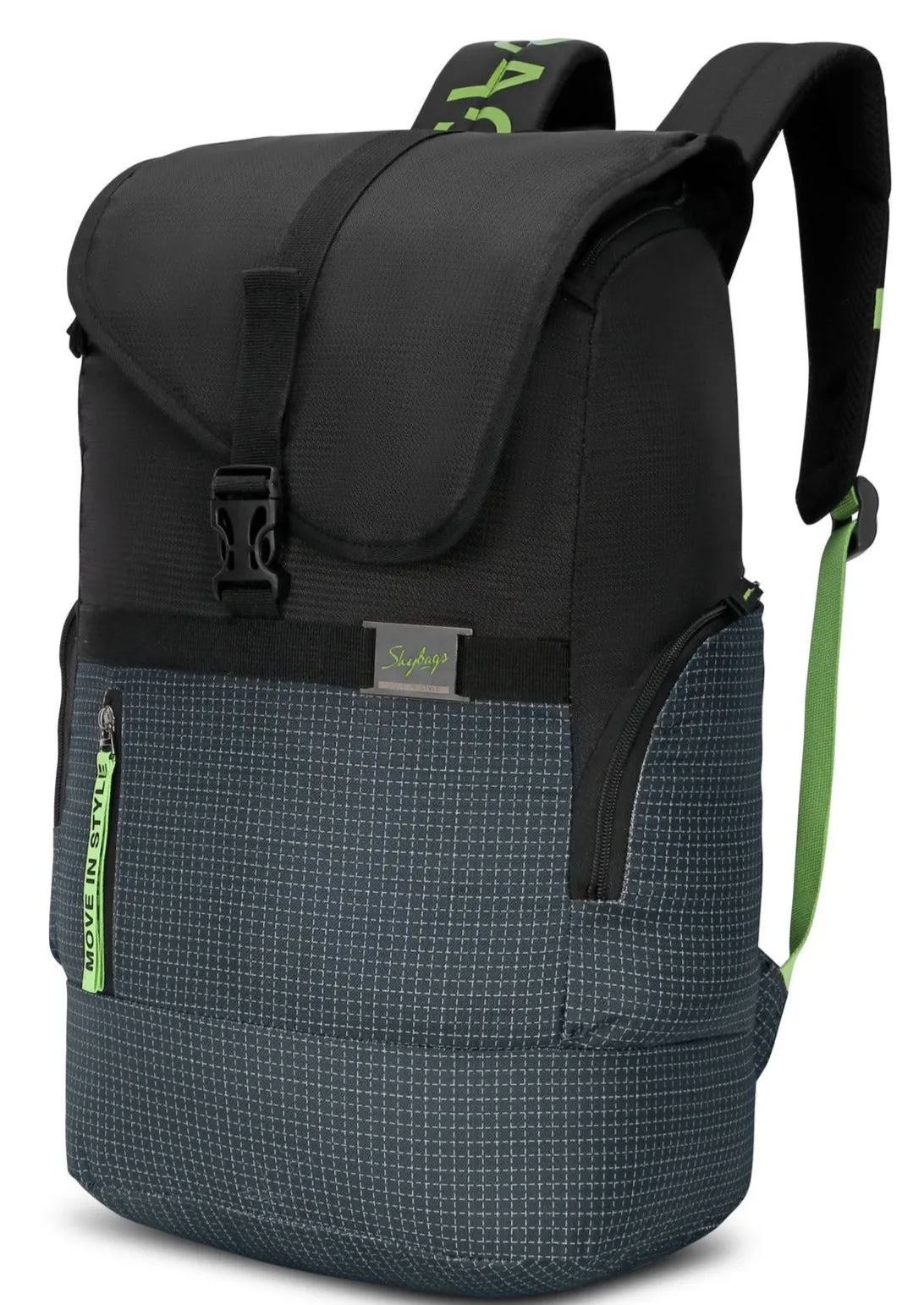 Skybags Grad Pro Laptop Backpack (Black)