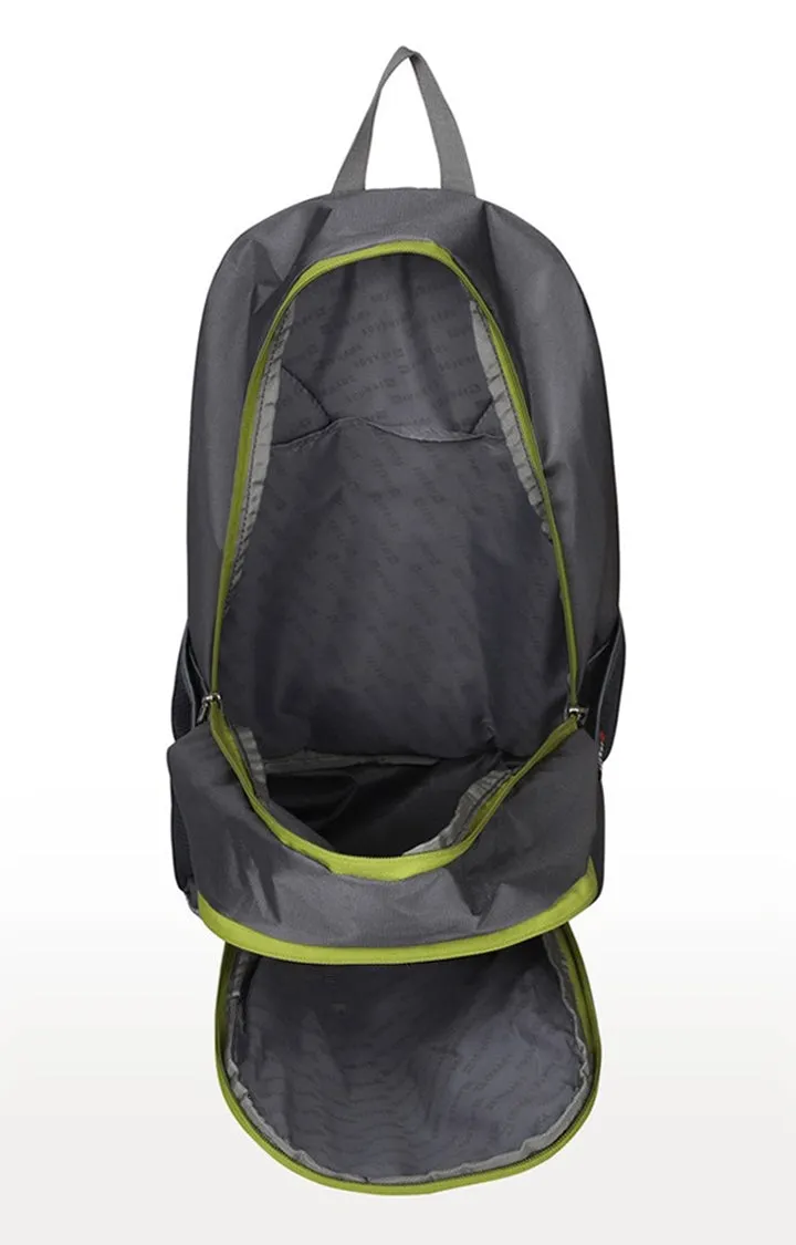 Spykar Grey Printed Laptop Bag