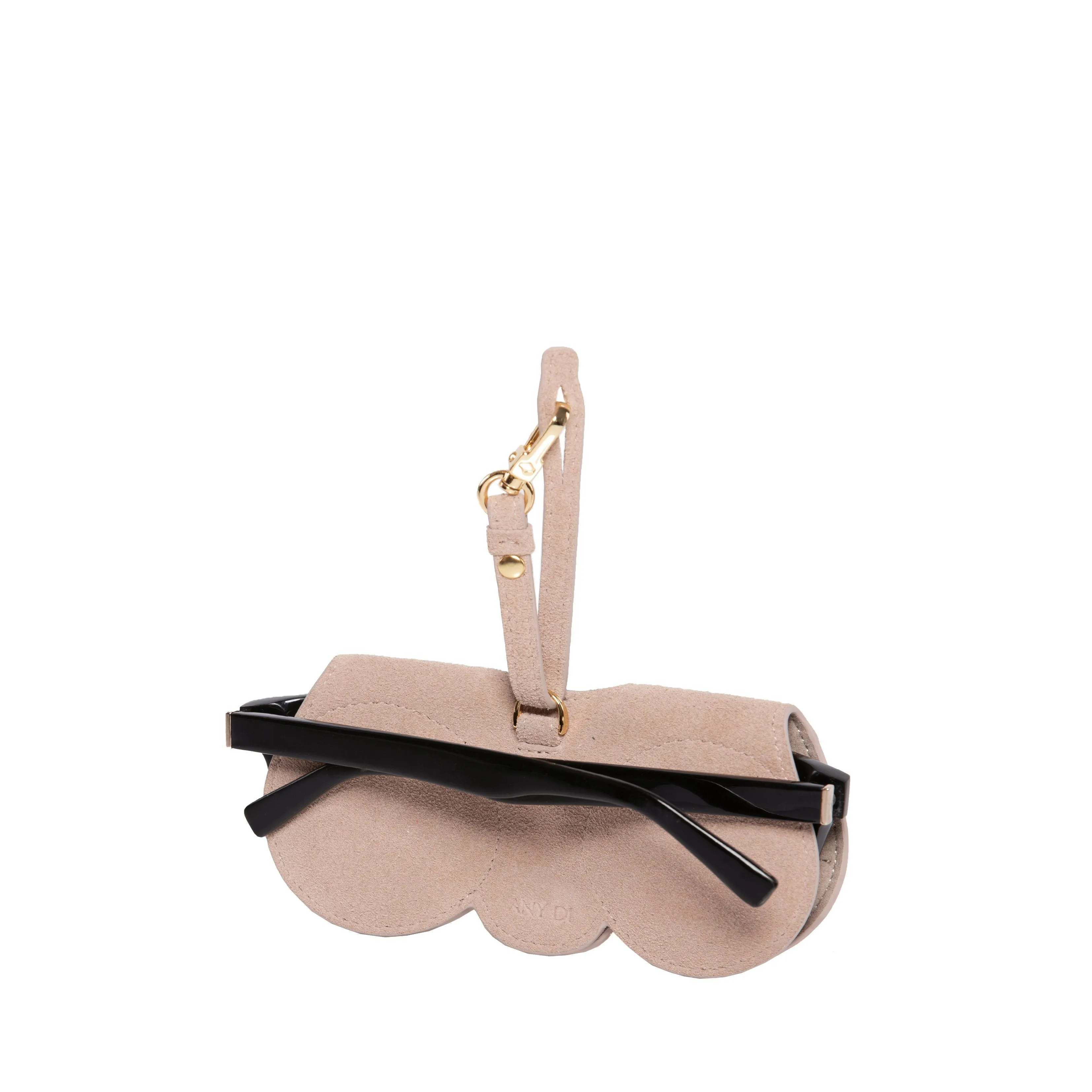 Sunglasses Case | All Over Fringes |  Leather 24K Gold Plated