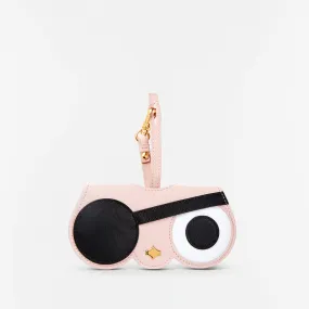 Sunglasses Case | Pirate Cat | Nappa Leather Gold Plated