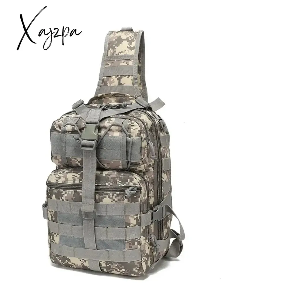 Tactical  Men's Sling Chest Bag Military Cross Body Shoulder Side Bag for Men 20L Outdoor Camping Backpack Trekking Chest Bag