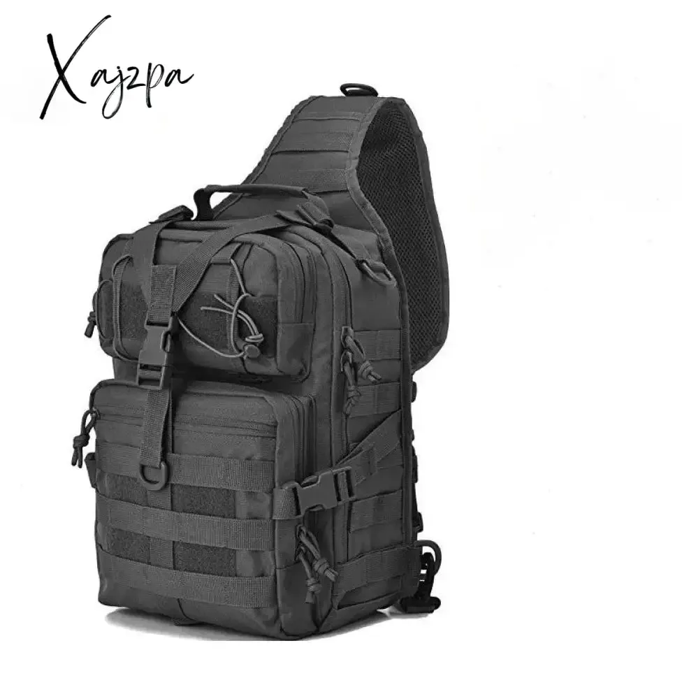 Tactical  Men's Sling Chest Bag Military Cross Body Shoulder Side Bag for Men 20L Outdoor Camping Backpack Trekking Chest Bag