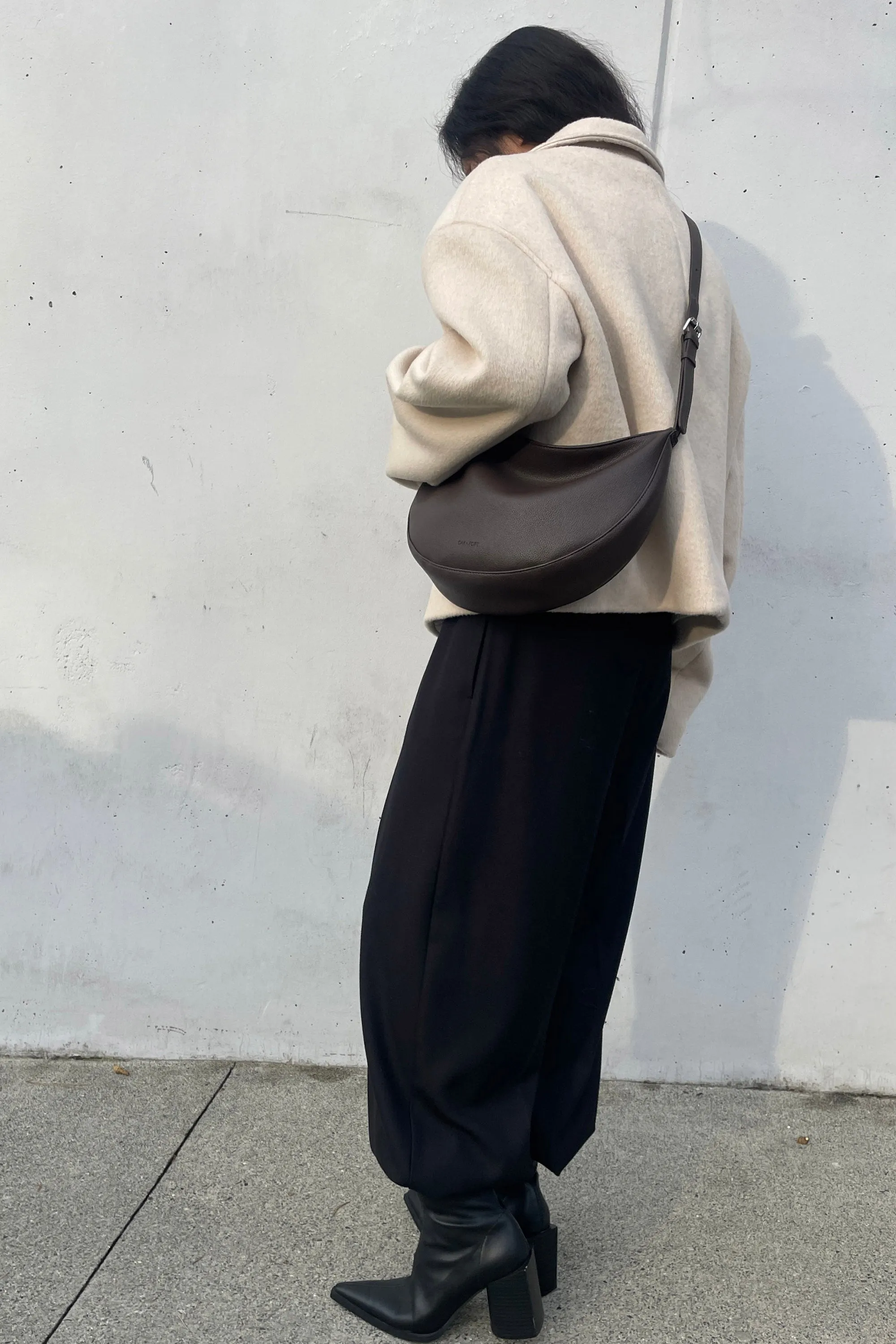 VEGAN LEATHER SLING BAG