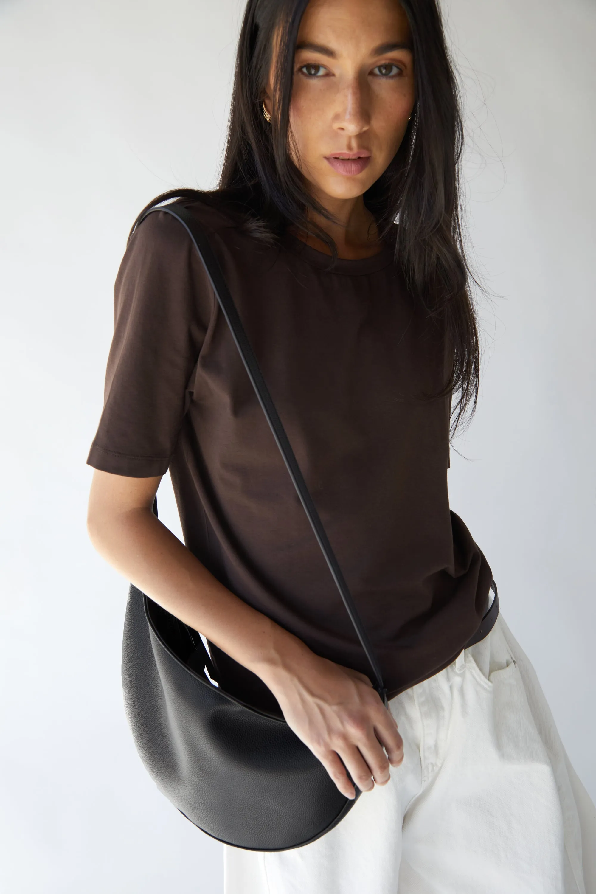 VEGAN LEATHER SLING BAG