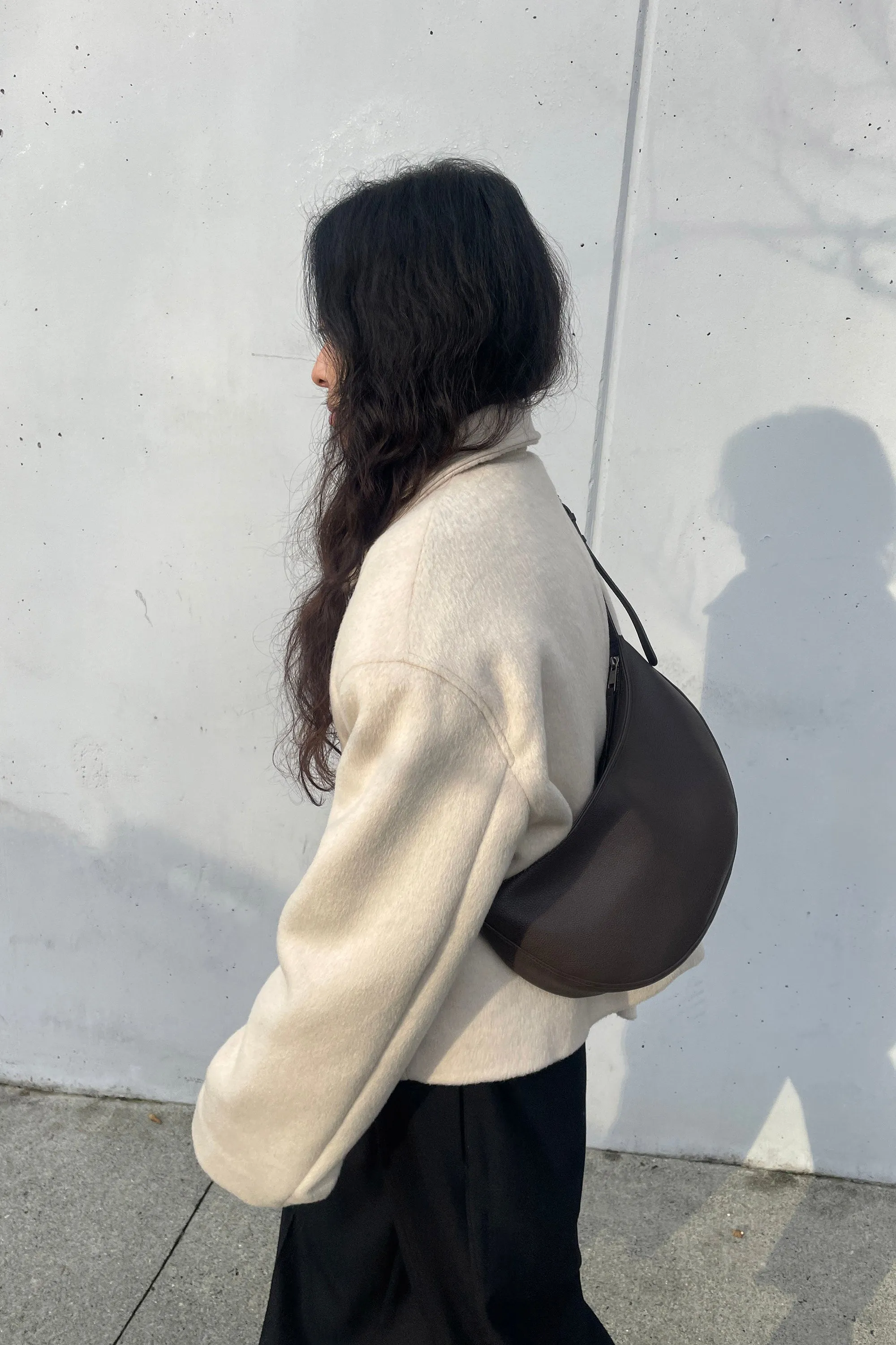 VEGAN LEATHER SLING BAG