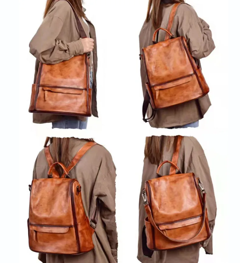 Womens Convertible Backpack Crossbody Bag Ladies Rucksack Bag