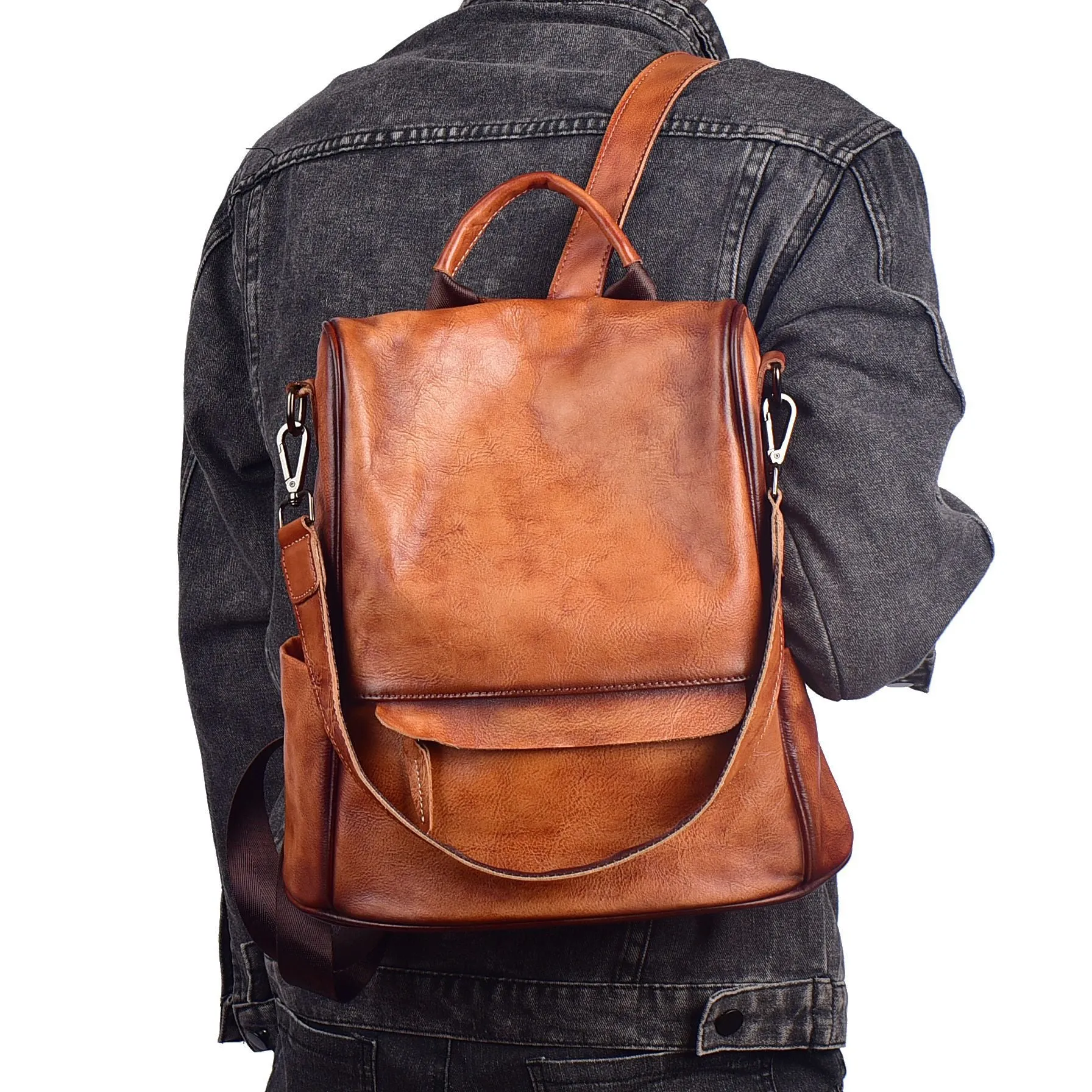 Womens Convertible Backpack Crossbody Bag Ladies Rucksack Bag
