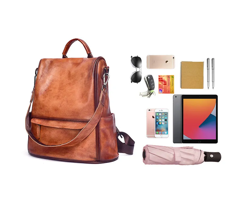 Womens Convertible Backpack Crossbody Bag Ladies Rucksack Bag