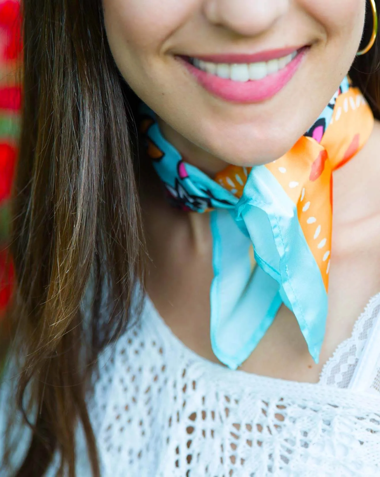 WORDS BL S SCARF lo